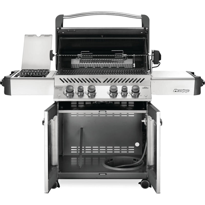 Napoleon 80,000 BTU Series Prestige® 500 RSIB Liquid Propane Gas Grill with Infrared Side and Rear Burners P500RSIBPSS-3 IMAGE 2