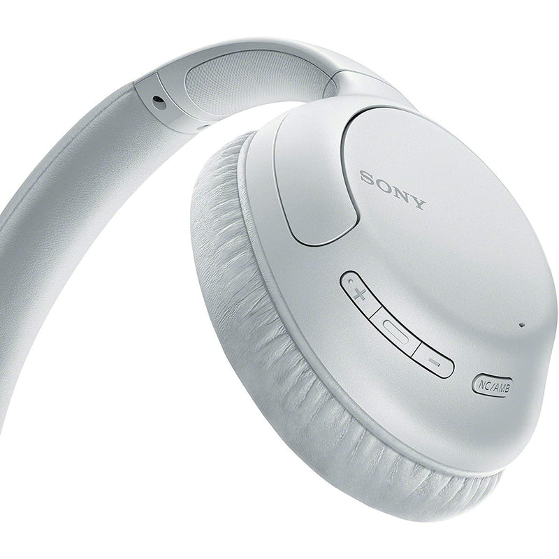 Sony Bluetooth Over-the-Ear Active Noise-Canceling Headphones with Built-in Microphone WH-CH710N/W IMAGE 3