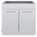 Broil King Stainless Steel 2 Door Cabinet 804200 IMAGE 1