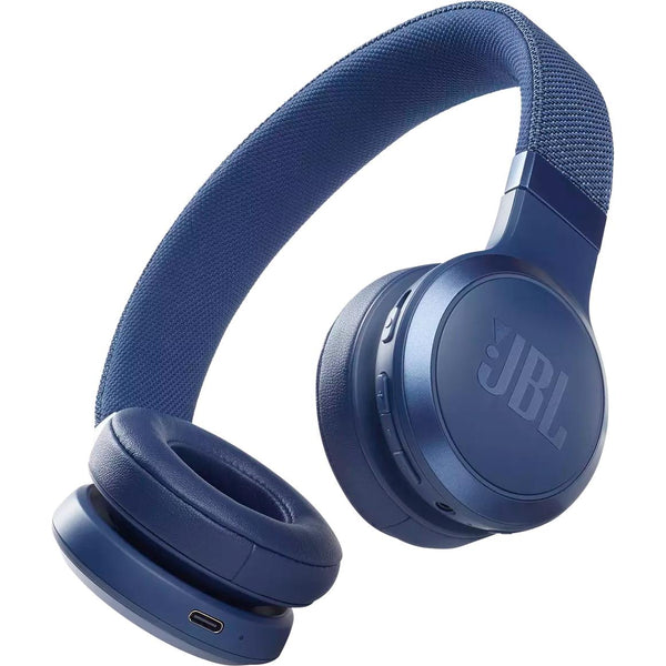 JBL Wireless On-Ear Headphones with Built-in Microphone JBLLIVE460NCBLUAM IMAGE 1