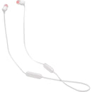 JBL In-Ear Headphones with Microphone JBLT125BTWHTAM IMAGE 3