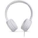  JBL On-Ear Headphones with Microphone JBLT500WHTAM IMAGE 2