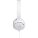  JBL On-Ear Headphones with Microphone JBLT500WHTAM IMAGE 4