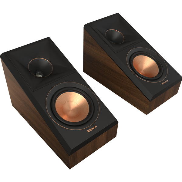 Klipsch Reference Premiere Surround Sound Speakers RP-500SA II Walnut IMAGE 1