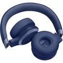  JBL Bluetooth Over-the-Ear Headphones with Microphone JBLLIVE670NCBLUAM IMAGE 6
