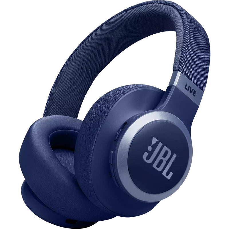 JBL Bluetooth Over-the-Ear Headphones with Microphone JBLLIVE770NCBLUAM IMAGE 1