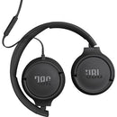 JBL On-Ear Headphones with Microphone JBLT520CBLKAM IMAGE 2