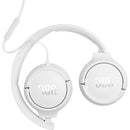  JBL On-Ear Headphones with Microphone JBLT520CWHTAM IMAGE 6
