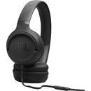  JBL Wired On-Ear Headphones with Microphone JBLT530BLKAM IMAGE 5