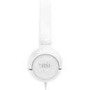  JBL Wired On-Ear Headphones with Microphone JBLT530WHTAM IMAGE 9