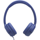  JBL Wired On-Ear Headphones with Microphone JBLT530BLUAM IMAGE 2