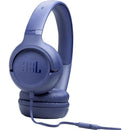  JBL Wired On-Ear Headphones with Microphone JBLT530BLUAM IMAGE 5
