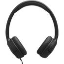  JBL Wired On-Ear Headphones with Microphone JBLT530CBLKAM IMAGE 2