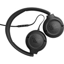  JBL Wired On-Ear Headphones with Microphone JBLT530CBLKAM IMAGE 3