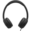  JBL Wired On-Ear Headphones with Microphone JBLT530CBLKAM IMAGE 6