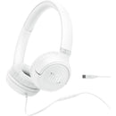  JBL Wired On-Ear Headphones with Microphone JBLT530CWHTAM IMAGE 1