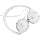  JBL Wired On-Ear Headphones with Microphone JBLT530CWHTAM IMAGE 3