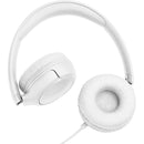  JBL Wired On-Ear Headphones with Microphone JBLT530CWHTAM IMAGE 7