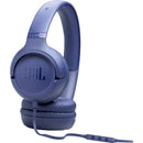  JBL Wired On-Ear Headphones with Microphone JBLT530CBLUAM IMAGE 5