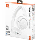  JBL Bluetooth On-Ear Headphones with Microphone JBLT530BTWHTAM IMAGE 10
