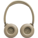  JBL Bluetooth On-Ear Headphones with Microphone JBLT680NCBEGAM IMAGE 4