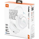 JBL Bluetooth Over-the-Ear Headphones with Microphone JBLT780NCWHTAM IMAGE 10