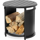  Napoleon Round Fire Pit Side Table NWO20TI-BK IMAGE 1
